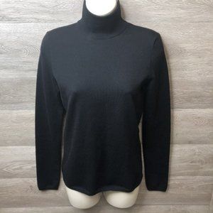 MaxMara Medium Turtleneck Back Zip Closure Sweater